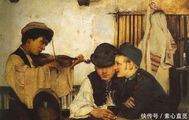 古斯塔夫|匈牙利油画家，西蒙·霍尔科西，油画作品欣赏