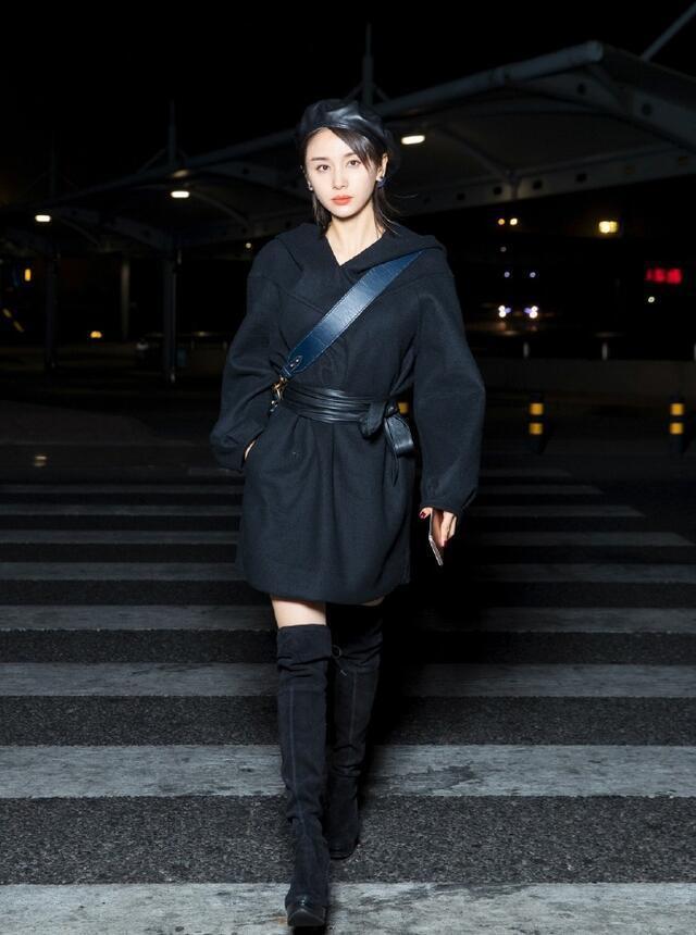 小个子 风衣外套配恨天高,小个子的气质惊艳,小个子也有超模感