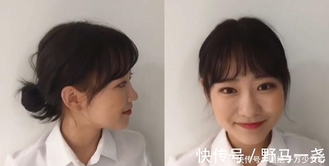 刘海 韩国发型师这样剪刘海!夹子夹上、转一转,刘海就剪好了!