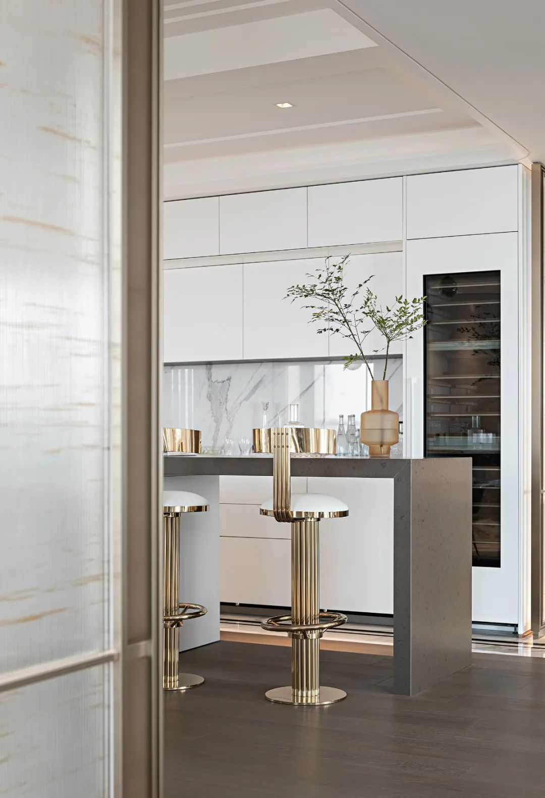 优雅|374㎡现代大平层，华丽时尚的空间，朴素质感好高档