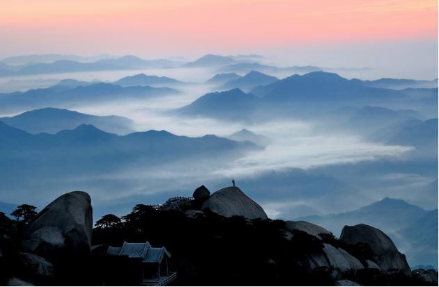 老年|天柱山回狮峰 真可谓蔚然大观