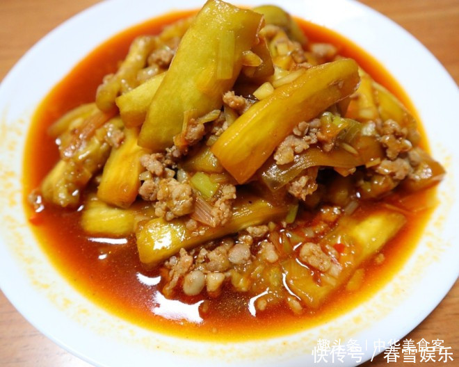 大厨教你正确做“鱼香茄子”,不用油炸,营养美味,好吃又下饭!