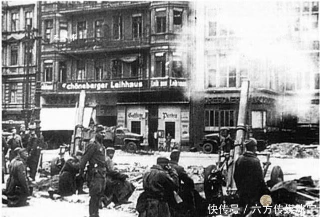 老照片|柏林战役老照片在苏军250万兵力的进攻下，恶魔迎来了消亡