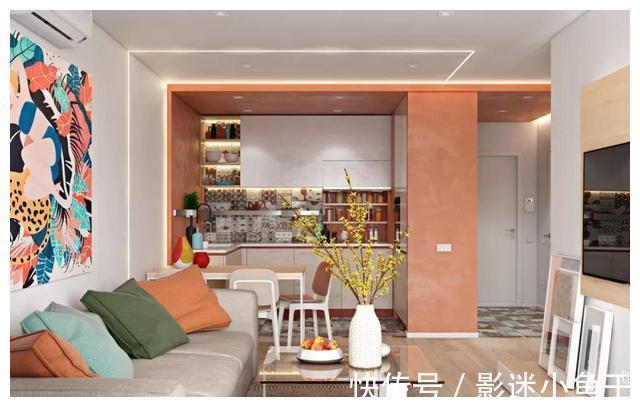 舒适|56㎡的精致小户型，也可以有浴缸和衣帽间，敞亮又舒适！