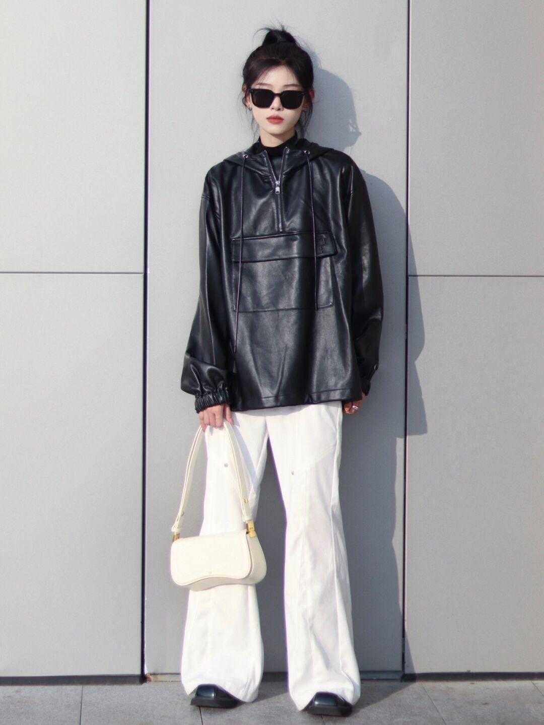 皮衣 冬季穿黑色衣服太枯燥?不妨试试这些搭配方式,帅气酷炫又保暖