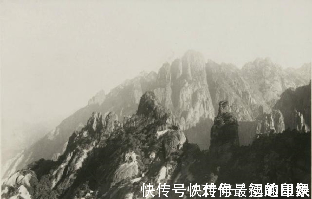 黄山|老照片：1929年的安徽黄山，有史以来最早的黄山实景照片