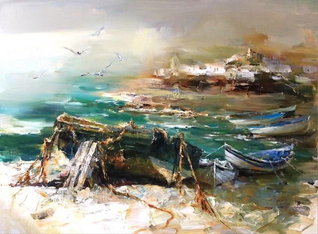 艺术学院!奔放的心:俄罗斯女画家安捷利卡超凡脱俗、别具一格的油画作品