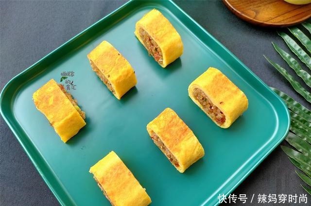 1碗糯米,4个鸡蛋,教您做冷天营养早餐,简单一卷,比烧麦好吃