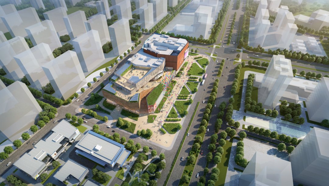 综合体|江宁禄口综合体效果图正式发布,疑似打造合生广场