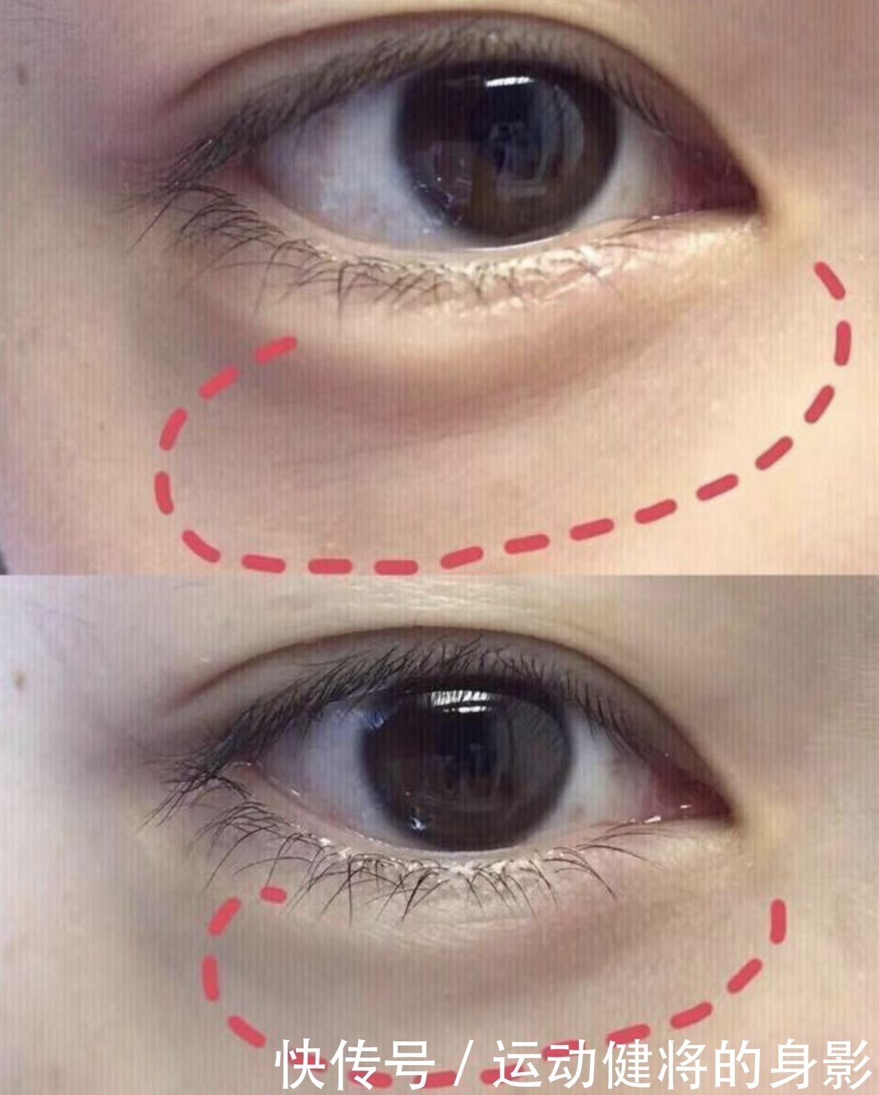 妆感|吉娜真是放开了!大方卸掉假睫毛,看到素颜真容,难怪妆感那么重