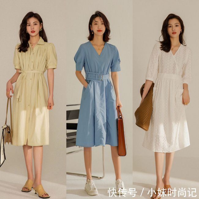 泡泡袖|夏季通勤穿搭示范,既不会过于严肃,还能兼顾舒适和时髦