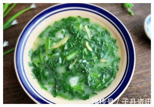 茼蒿菜|宁可不吃肉也得每天喝碗它,健脾又开胃,“失眠便秘”最怕它