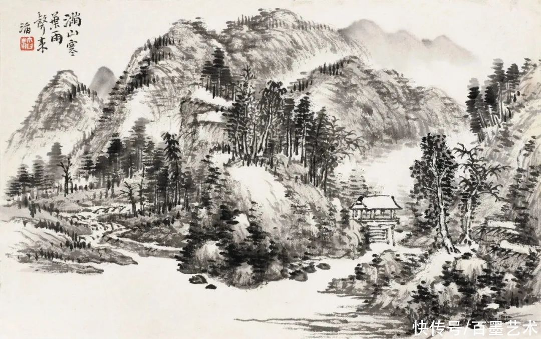 花卉|清末他被时人称之为“江南第一山水画家”