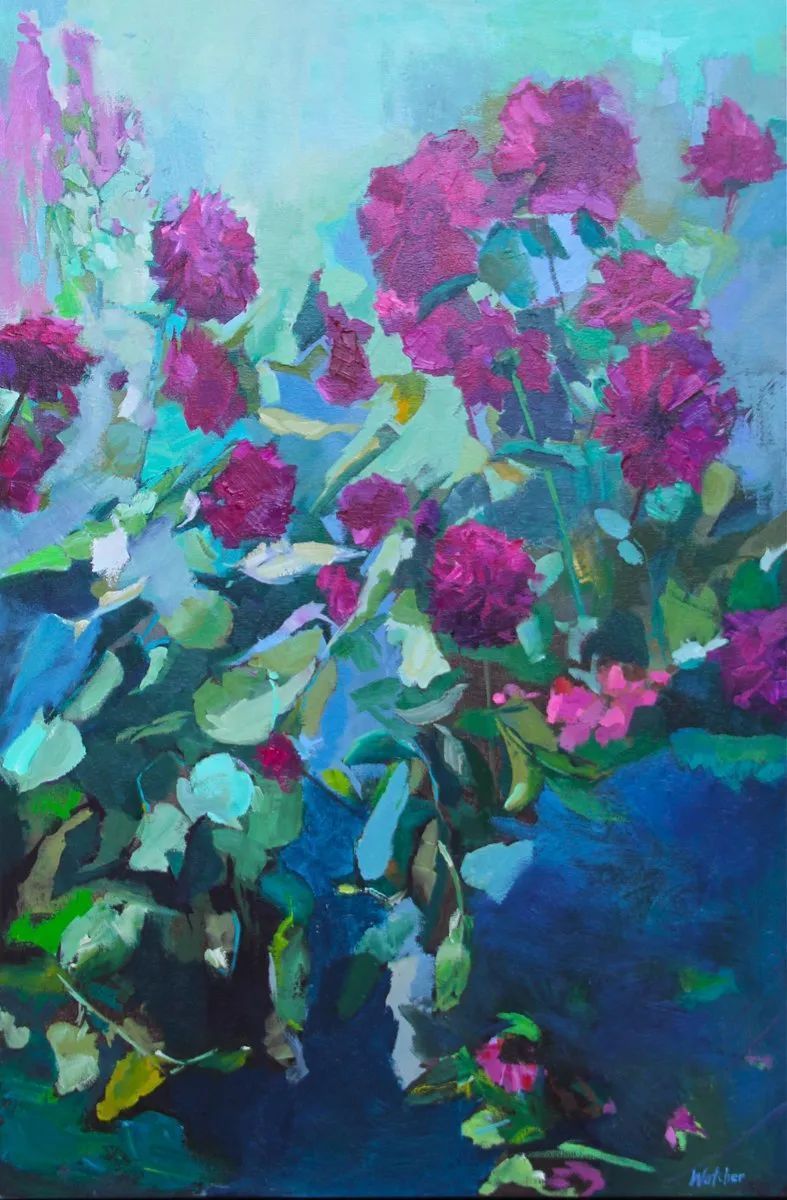 笔力独到，气势如虹，看看这二位的油画