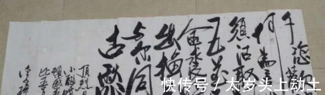 穆桂英@李琦书法被批评:装模作样地乱写一通,毫无书法的魅力与章法