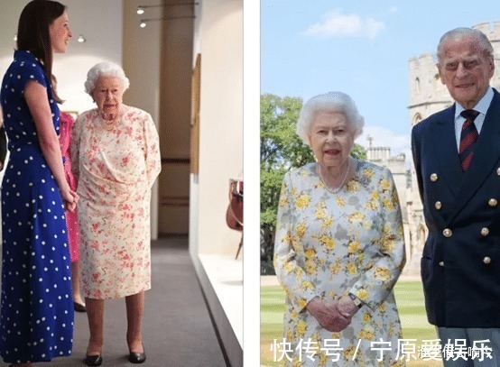 凯特 莱后和凯特同穿蓝色印花裙一个裙子太松垮显胖,另一个活泼娇媚