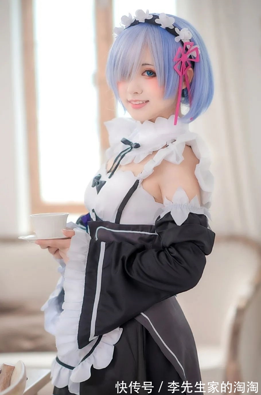 女仆|cos:女仆蕾姆@外星嫣子,一起打扫房间啦