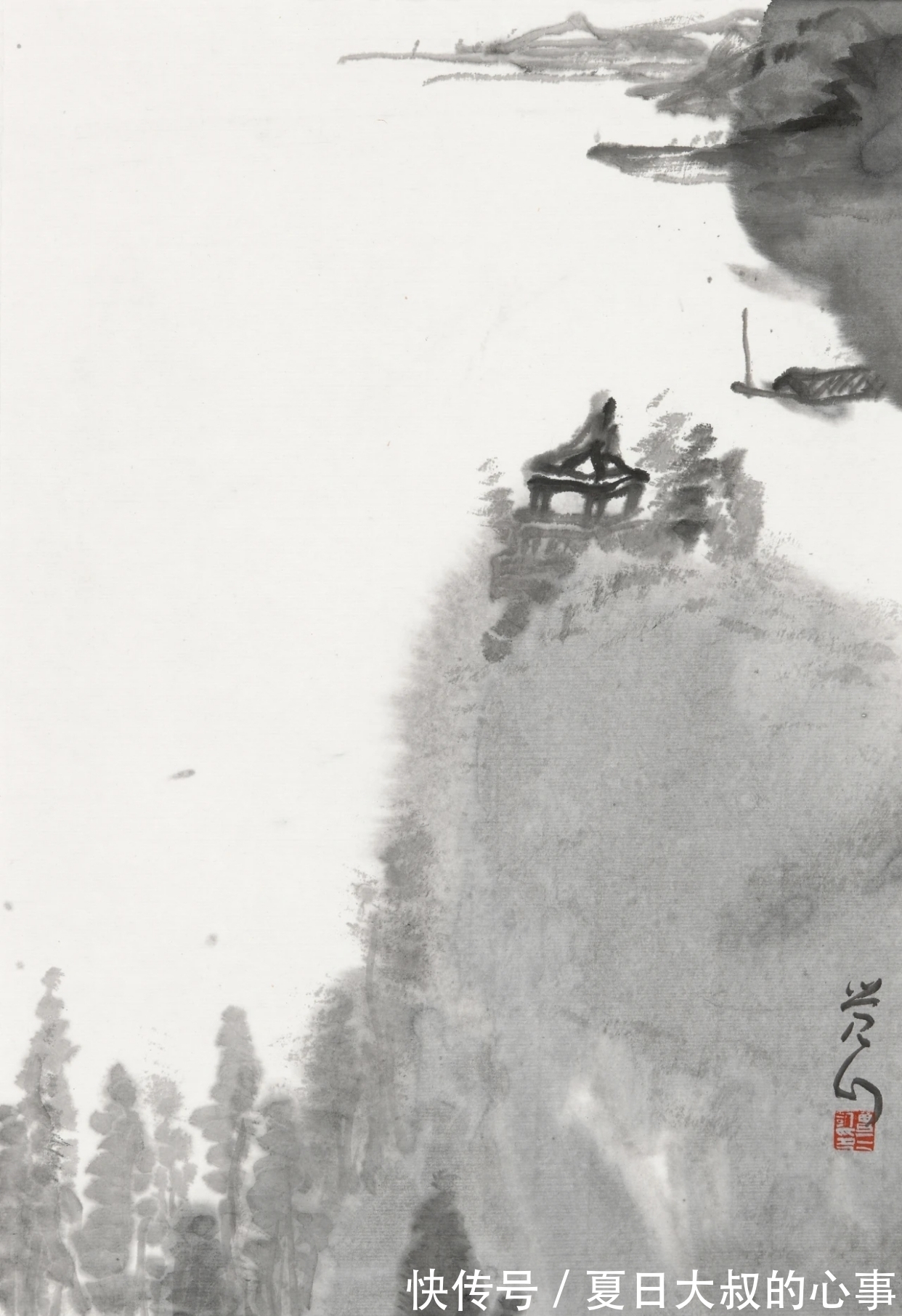 水墨山水画&似古不泥古|曾三凯水墨山水画