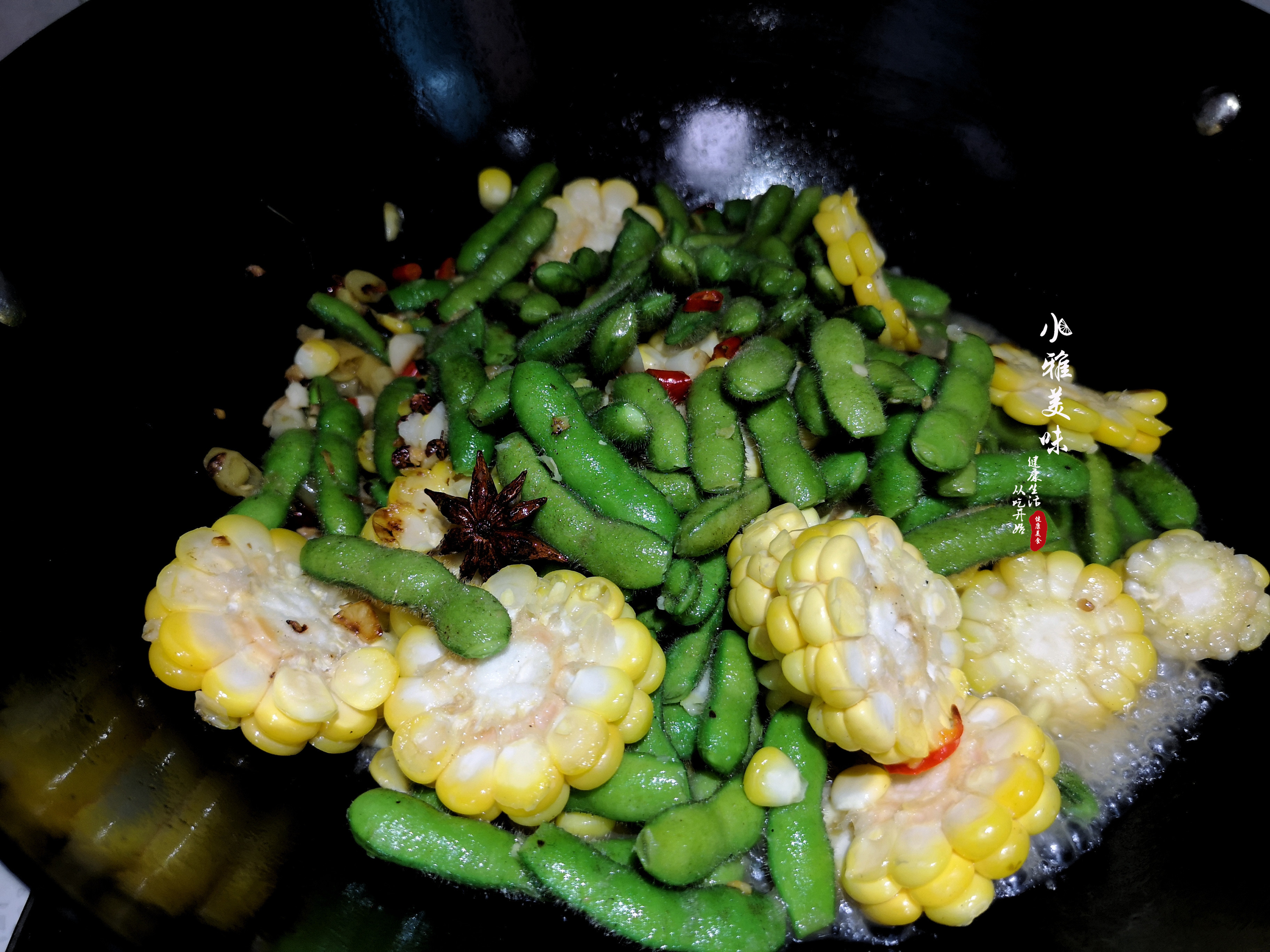 毛豆你还煮着吃教你一个新方法,翠绿豆香浓,胜过夜宵店