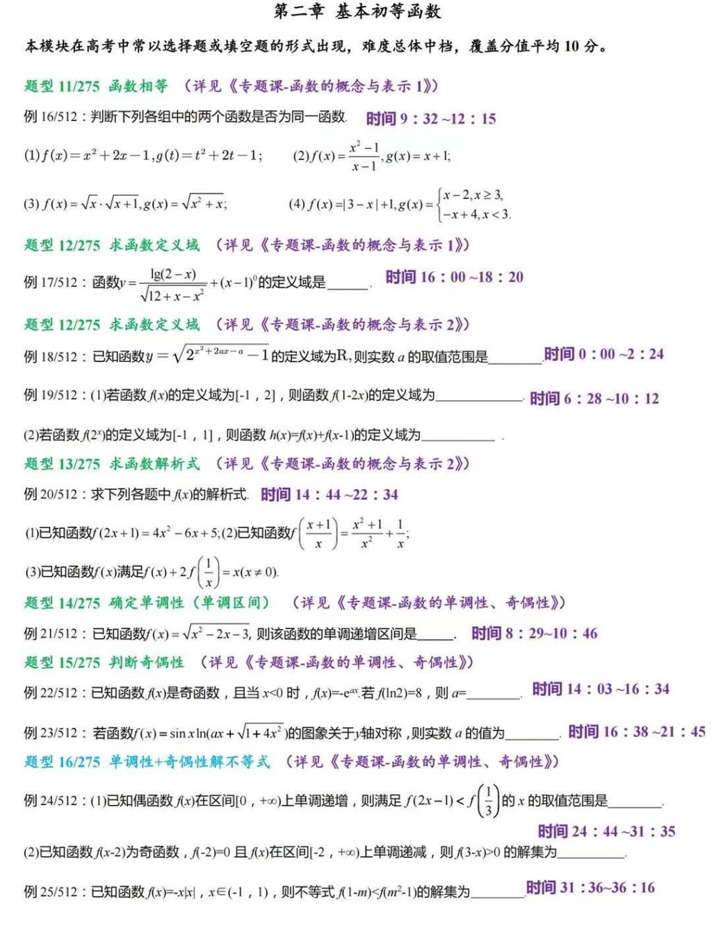 高考数学|最新版！2022年高考数学——必考题型清单，吃透它，成绩暴涨！