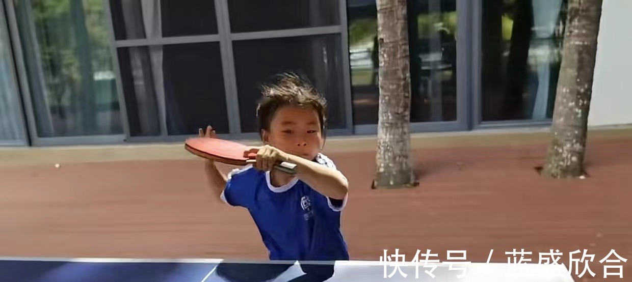 郭斌|王楠女儿度假不忘练球!脚步灵活表情坚定,妈妈亲自指导一丝不苟!