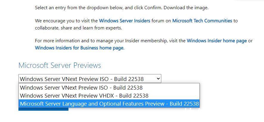 软媒|微软Windows Server Build 22538预览版ISO镜像下载