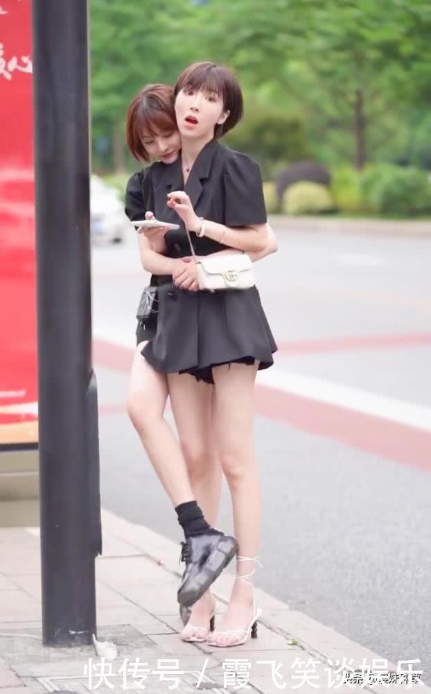 这年头又火了“螺丝鞋”，马丁靴一站她旁边，显腿长逊色不少