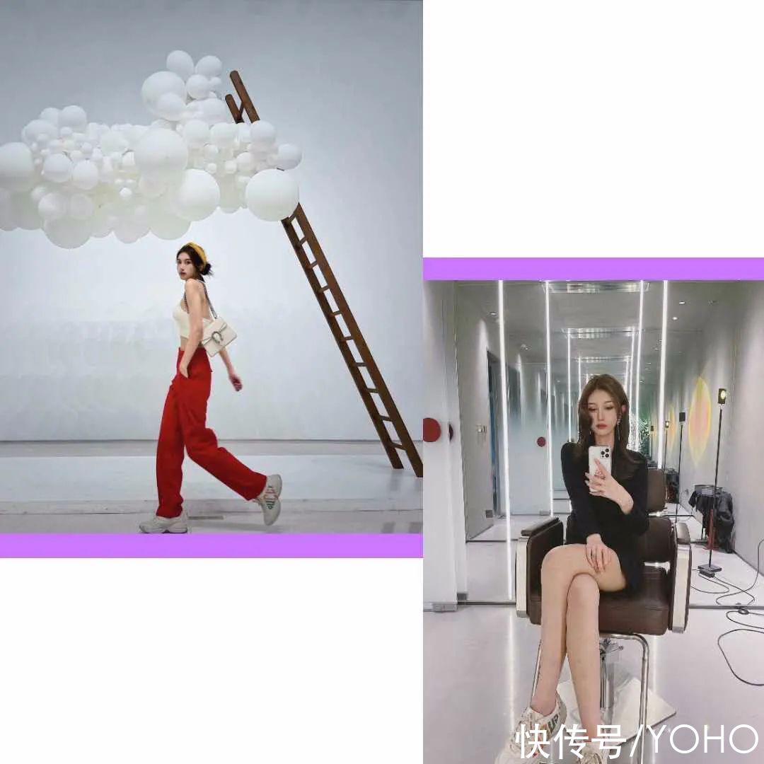 球鞋|短裙配球鞋和丝袜搭高跟哪个更顶？性感辣妹一次性满足你两个愿望