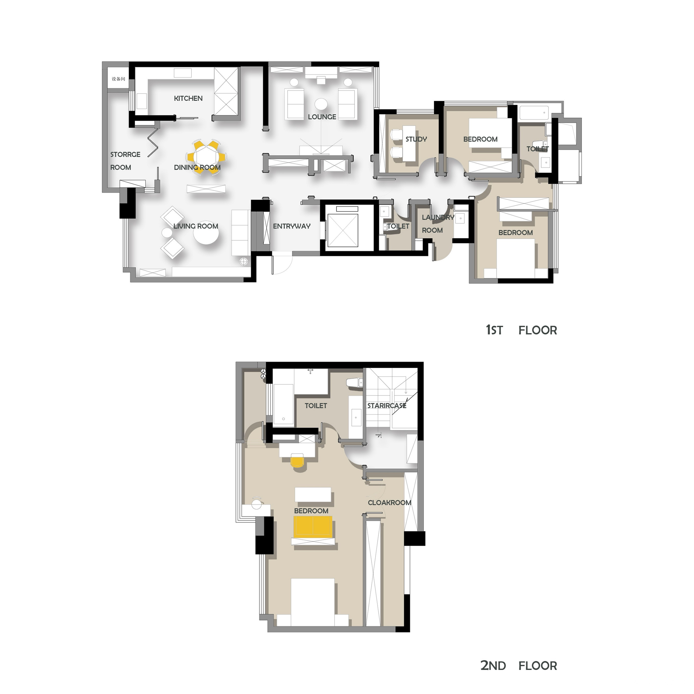 古一今|230平日式原木风,考虑业主体寒和小资情调,营造安稳舒适氛围