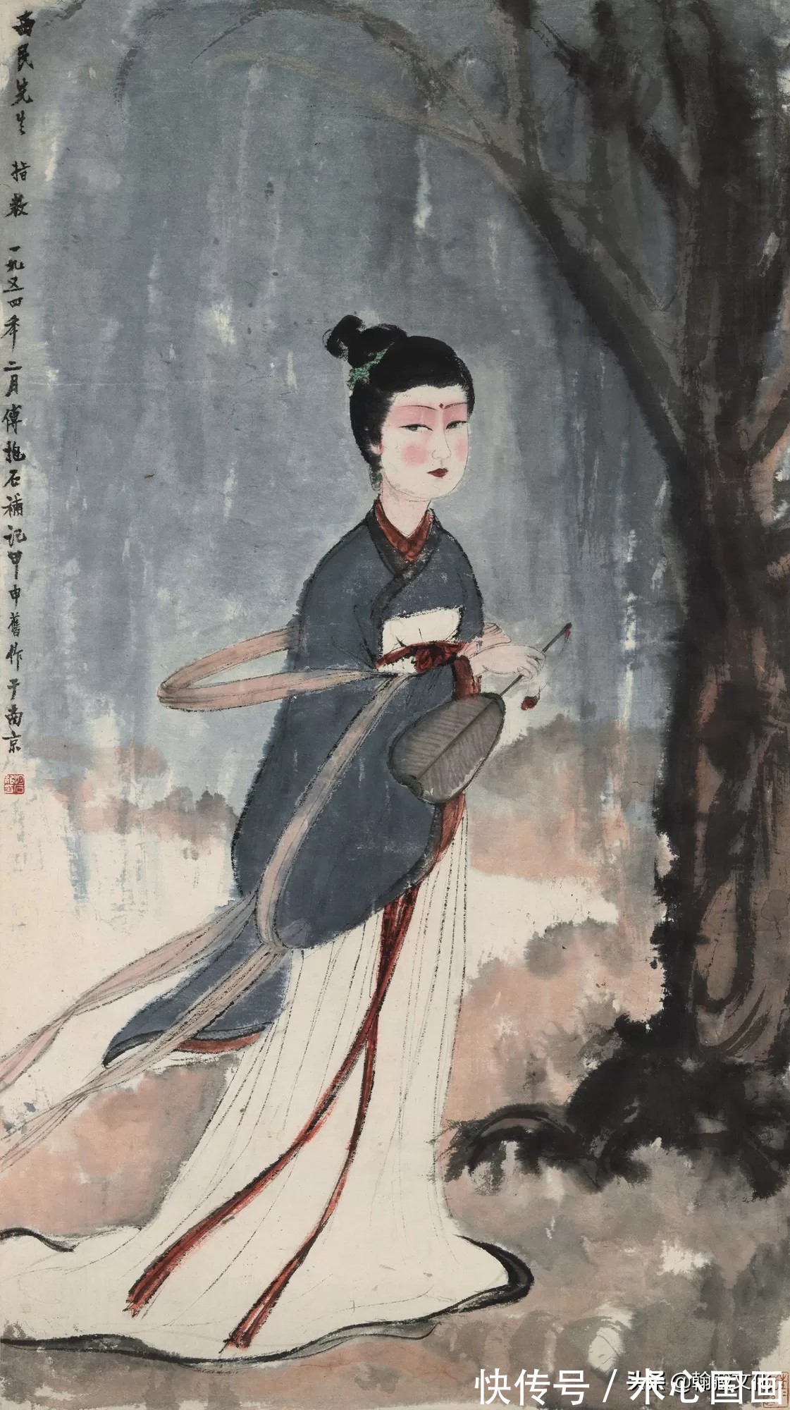 中国画$傅抱石人物画精选