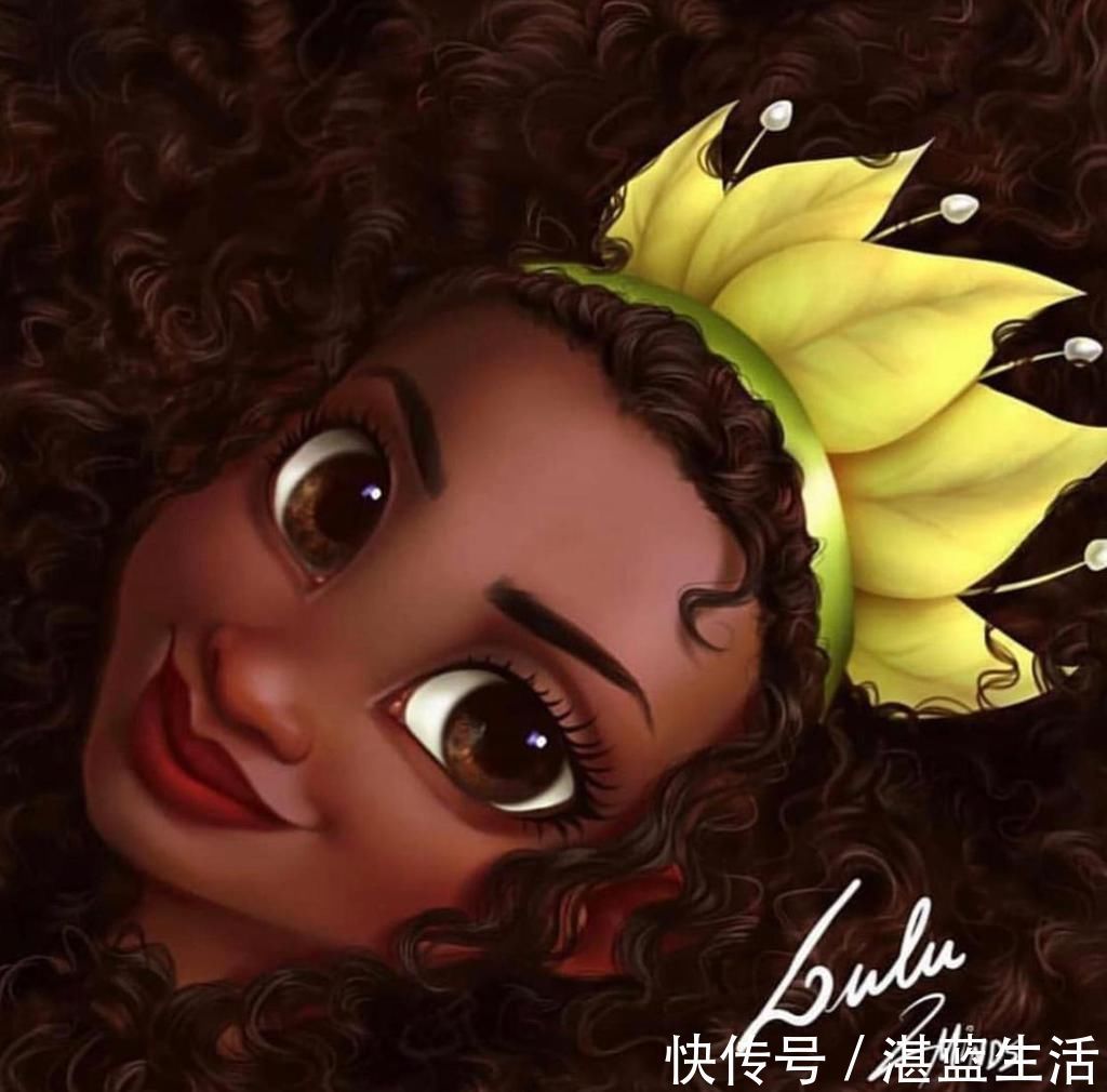 爱洛公主!当迪士尼公主的发量变得超多后,看起来更美了