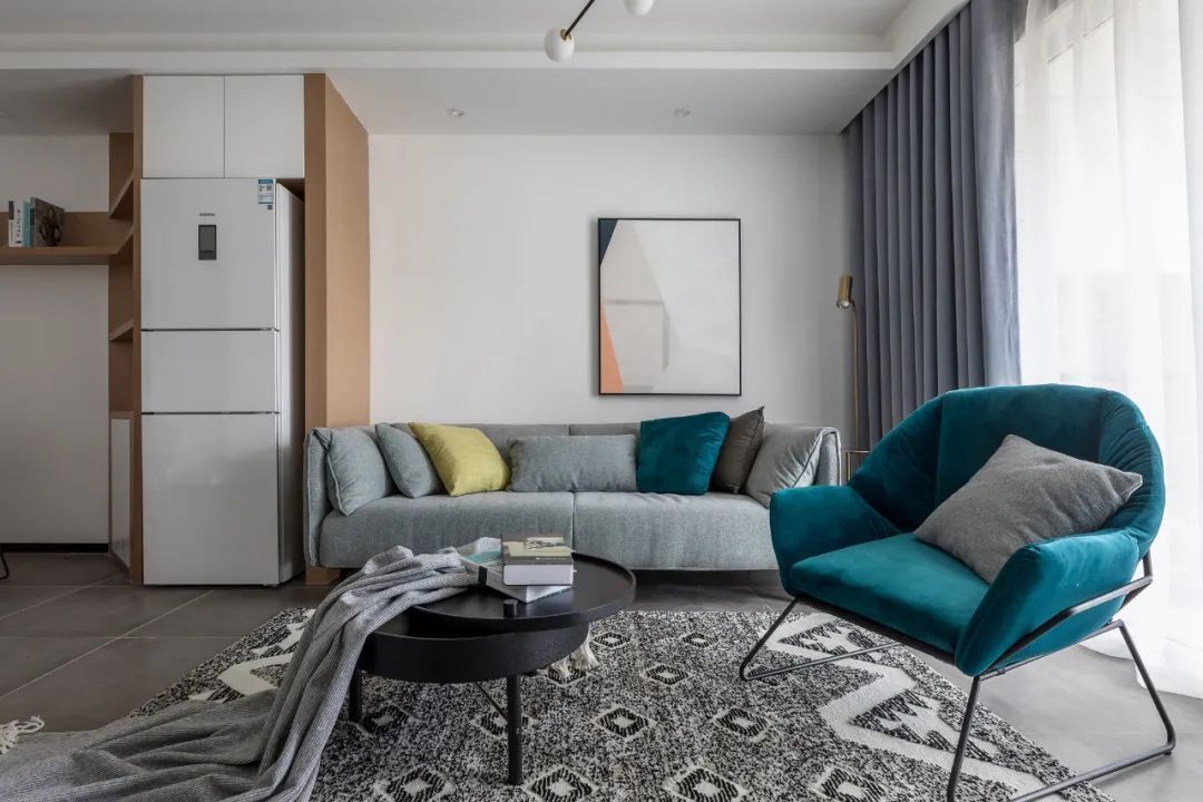 展示架|88㎡现代简约,实用与简朴,最平凡的艺术,来自生活