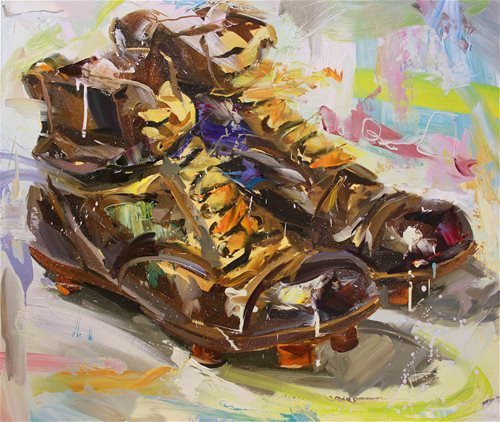 笔触&飞动激荡的色彩与笔触:英国当代画家保罗·莱特的新作