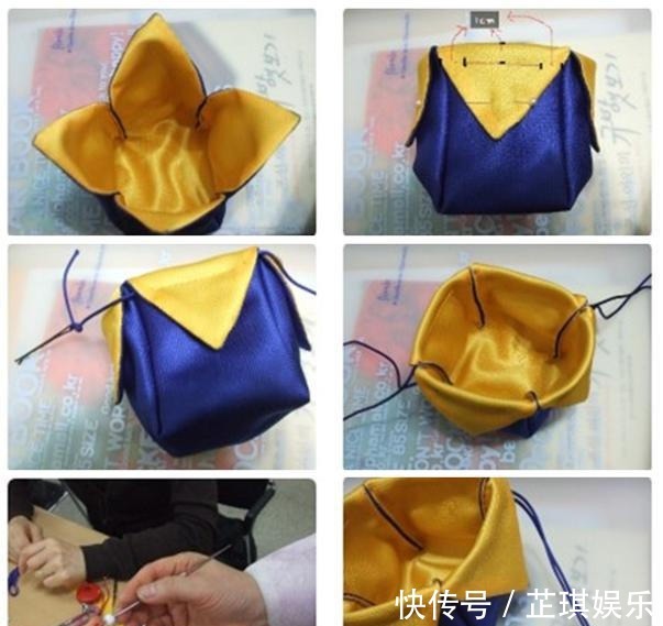 束口袋也能这么美,旧衣服就能做!旧物改造DIY手工布艺附教程