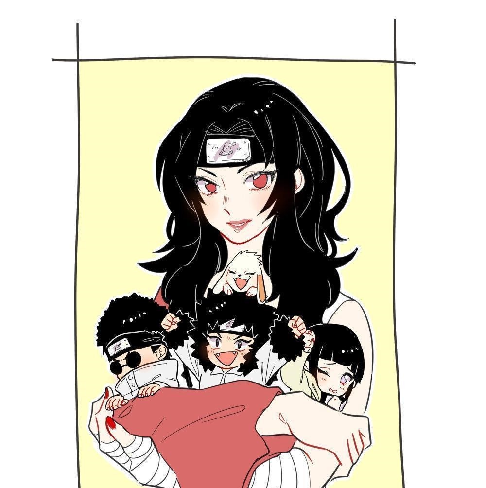 同人图|画师绘制《火影》同人图,木叶十二小强变公仔,画面非常温馨