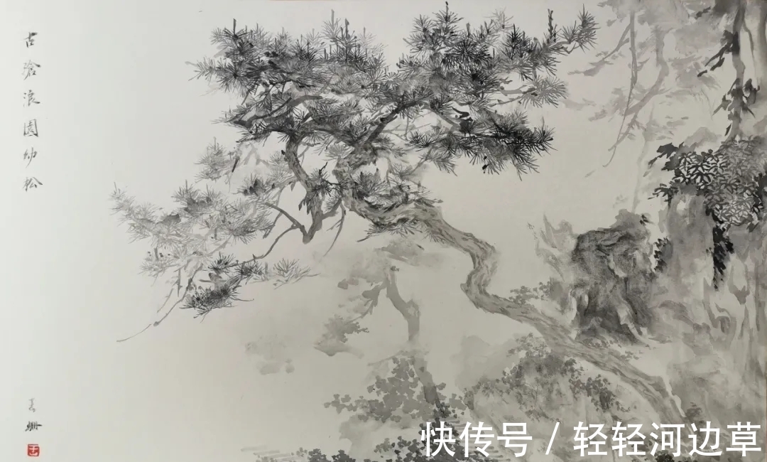 山水画$虚淡明净｜王珊山水画