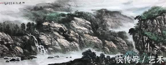 许文杰#北派山水画家许文杰作品欣赏