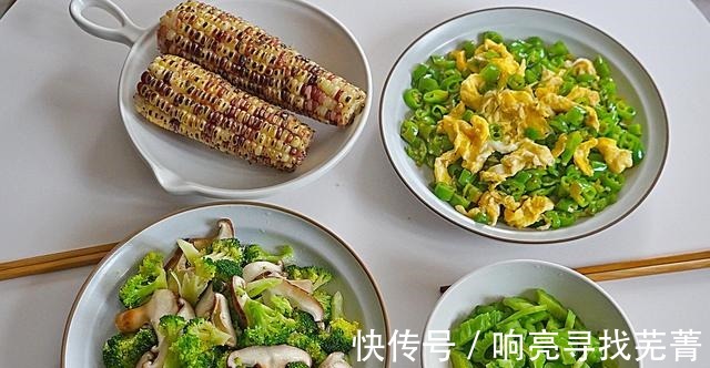 香菇|天太热，午餐随手做了4道菜，简单又家常，却格外好吃，全光盘！