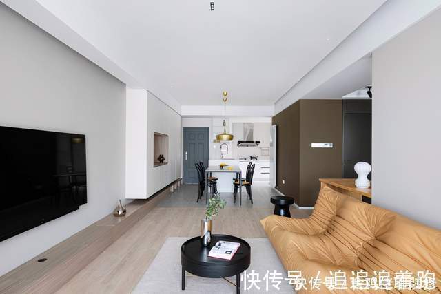 更上一层楼|87㎡小三居也有大开间,这才是家中的高级场面,简约而不简单