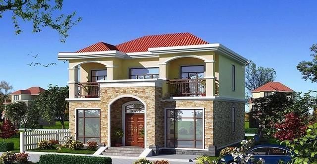 起居室|6间卧室,3个阳台,这栋乡村别墅造价只需23w,喜欢的话先收藏