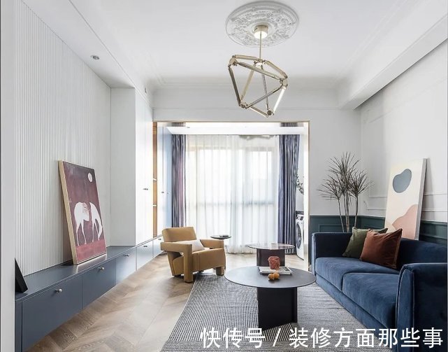 收纳|76㎡轻奢欧式风,复古又优雅,小户型也能这么上档次!