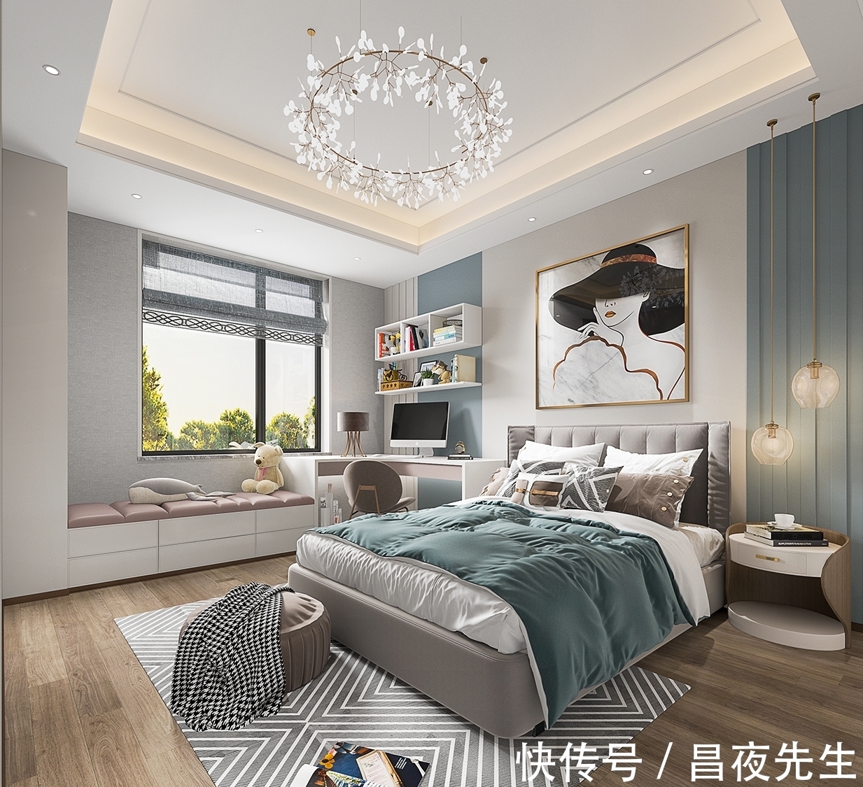 美好时光|320㎡轻奢唯美家,岁月流转间浸润简雅韵律!