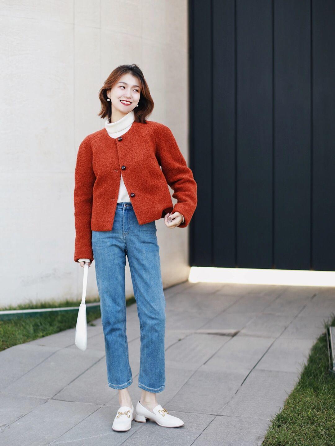 黑白配 冬季不容错过的“毛呢外套”搭配,思路总结好了,看这篇就够