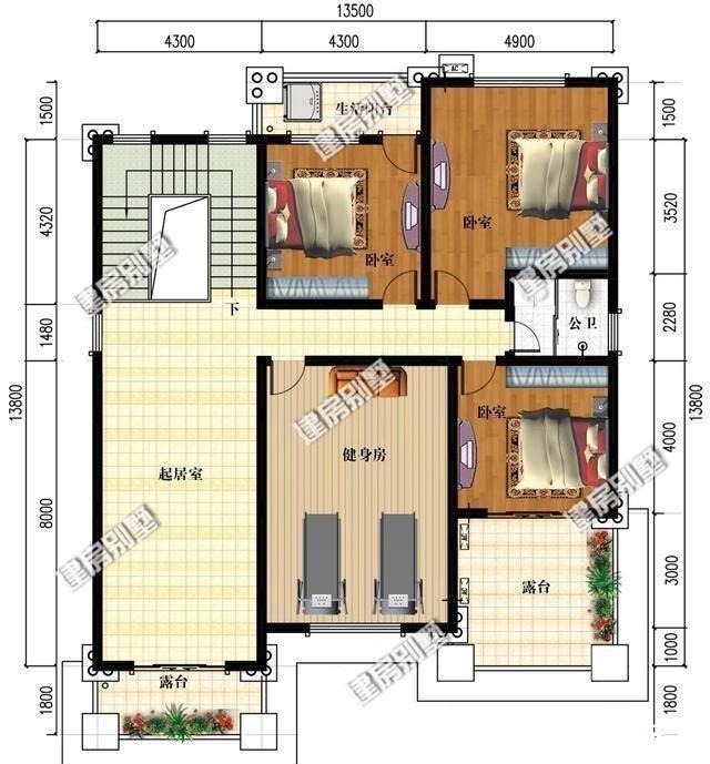 别墅|大门靠左设计，入户及是堂屋，这种别墅一般人不敢这样建！