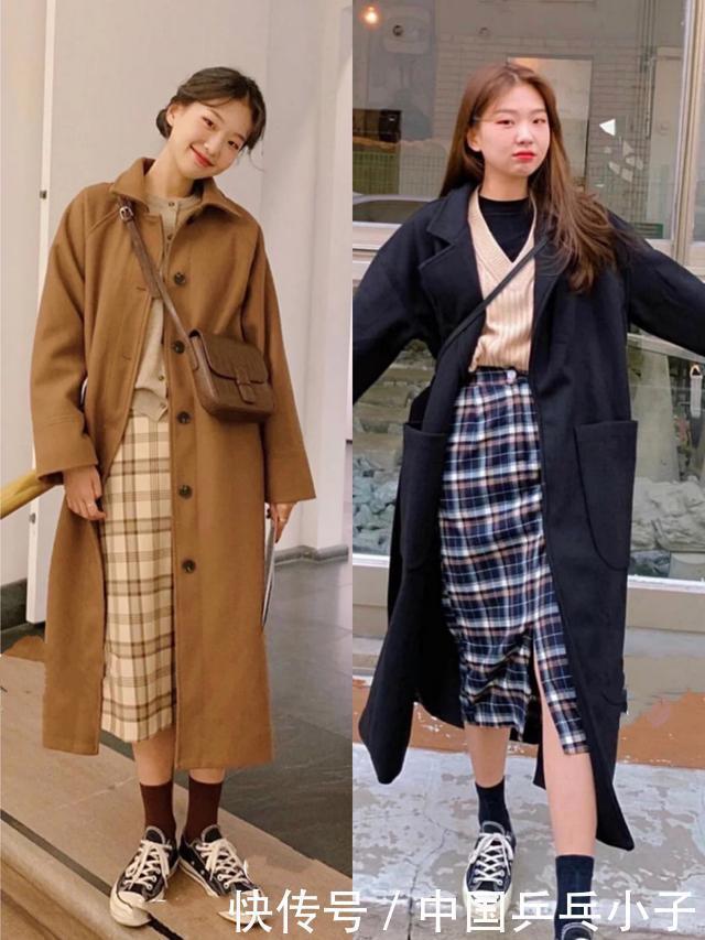 韩国|被这个韩国小姐姐圈粉了,秋冬穿搭时髦精致,大衣这么穿超美