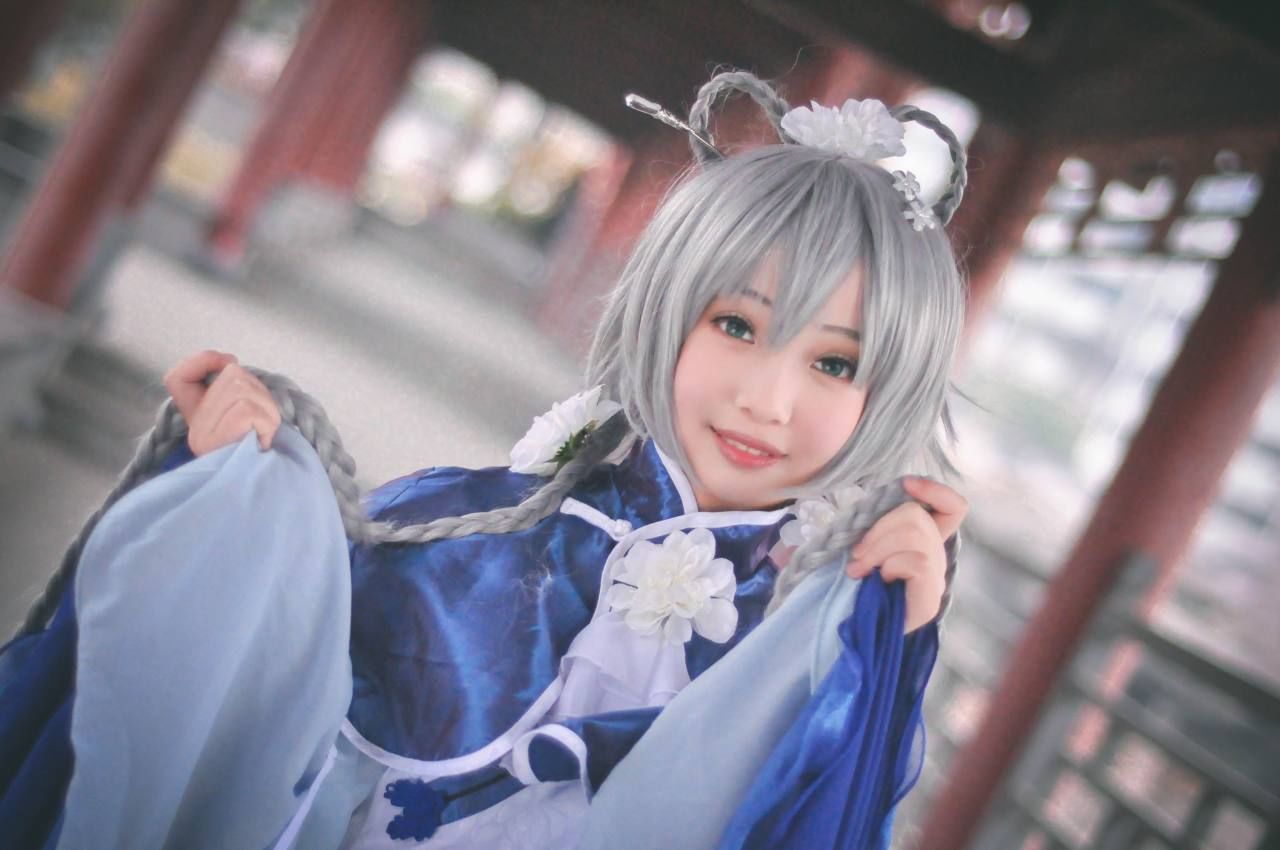 冬至|洛天依冬至芍药cosplay