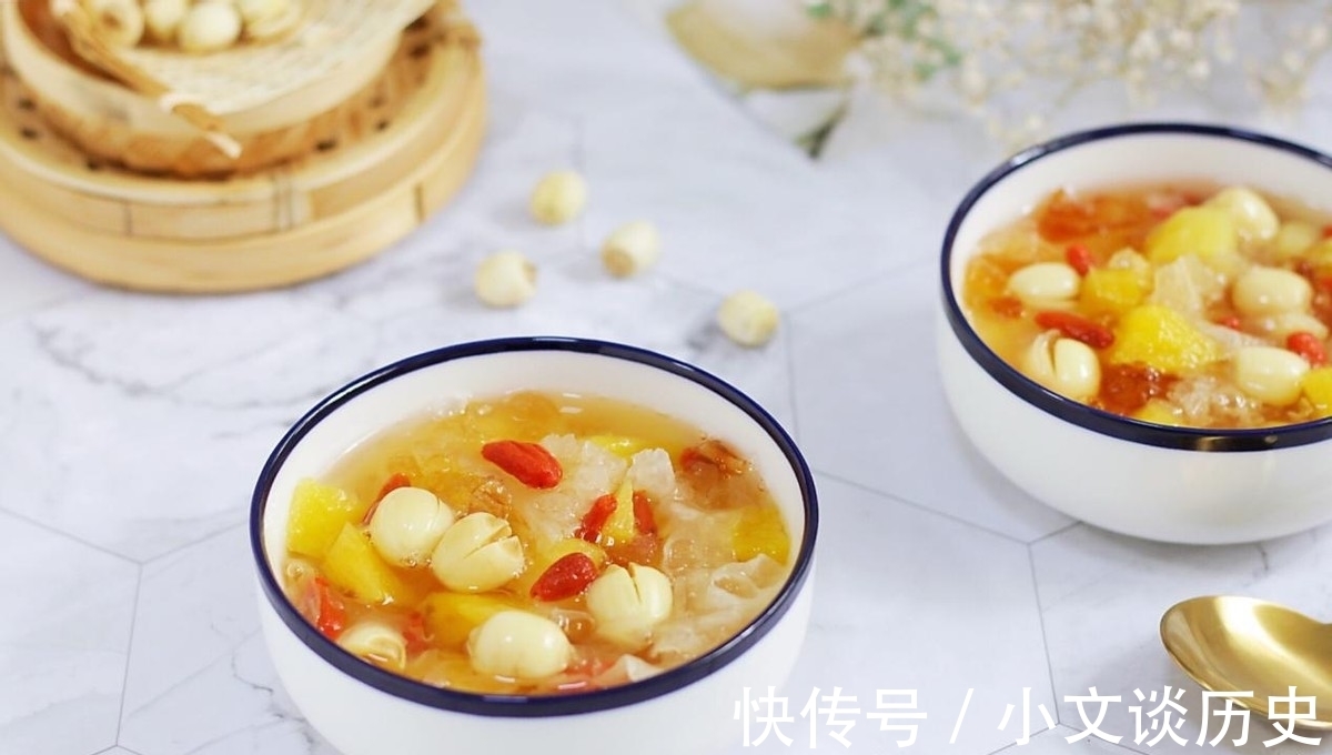 湯汁|秋天干燥，多給家人吃桃膠銀耳鳳梨羹，營養滋補又好喝