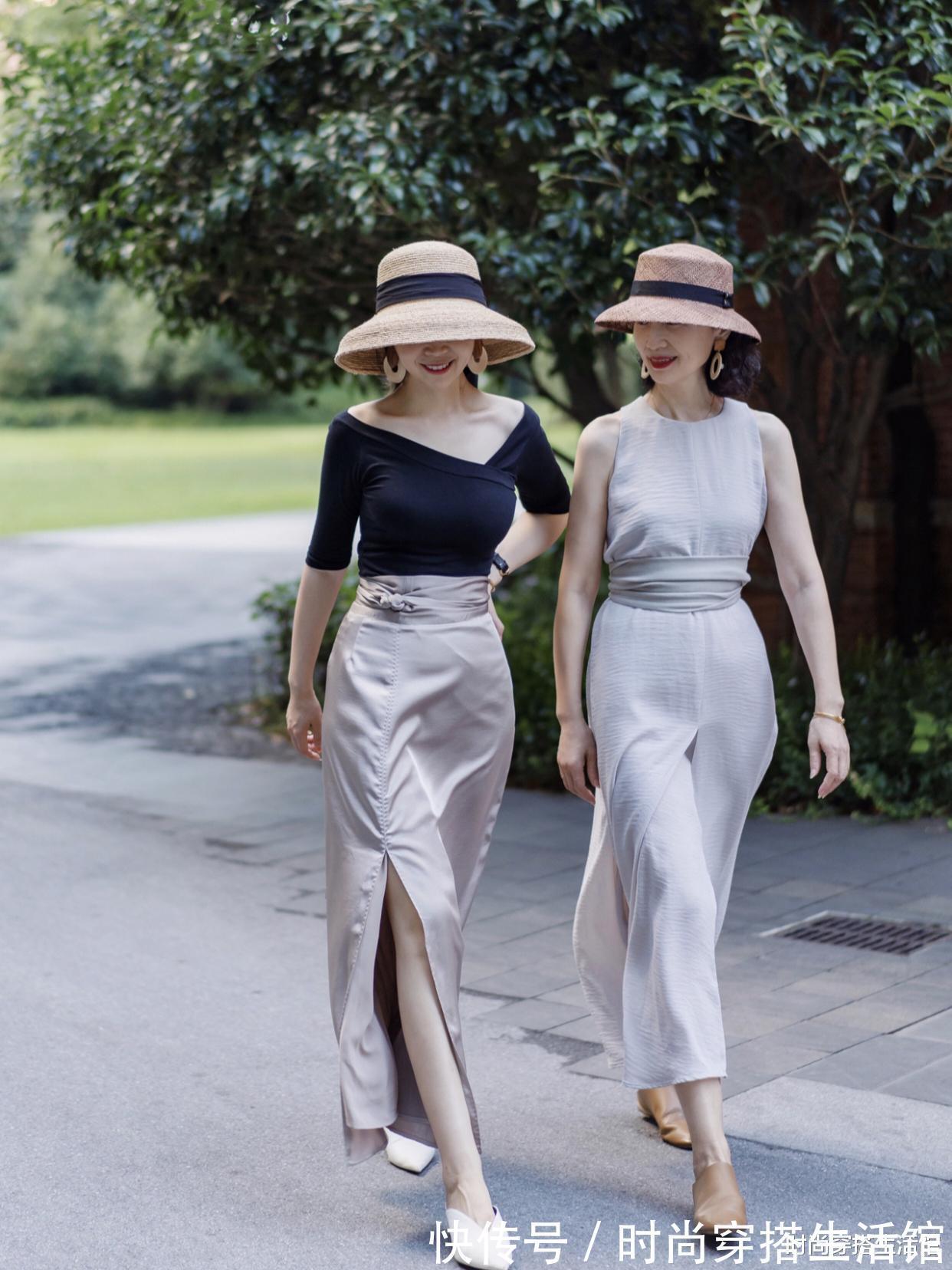飒帅|50岁女人穿衣别太紧身,学三木妈妈这样穿,优雅减龄又时髦