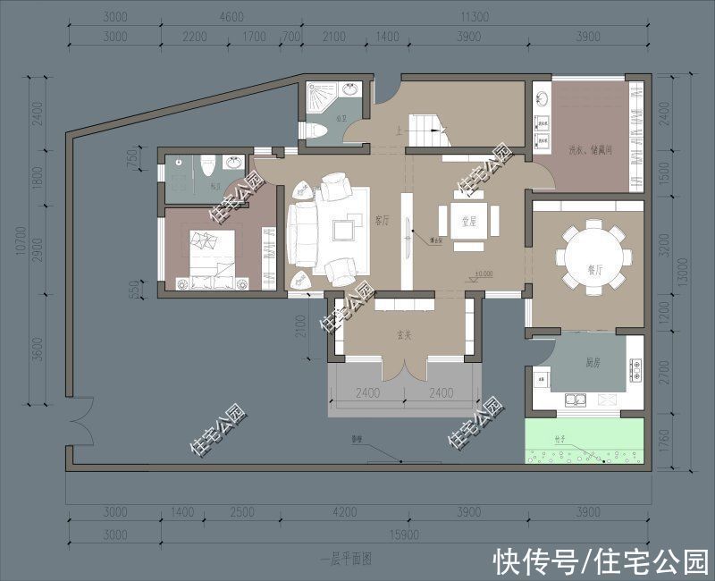 占地面积|10套徽派别墅户型,纵情水墨诗意,网友:这才是国人该建的房子