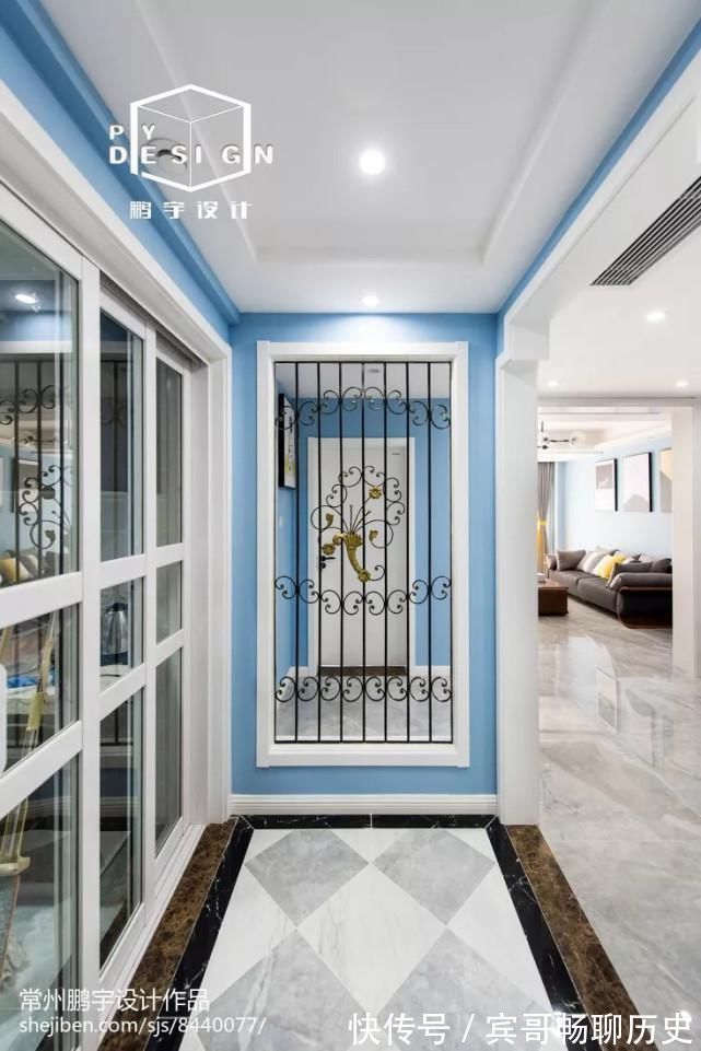 拼花|玄关是家的门面,原来地砖也可以铺得这么美~